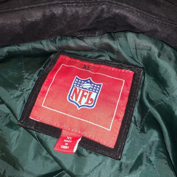 NFL Green Bay Packers Suede Leather Jacket💚 - Picture 5 of 5